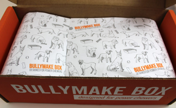 Bullymake Box December 2017 Box inside