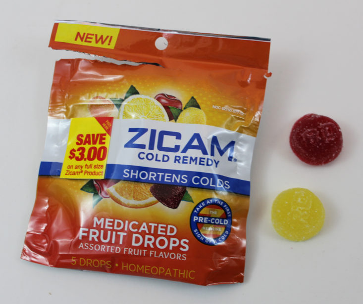 Zicam Medicated Fruit Drops