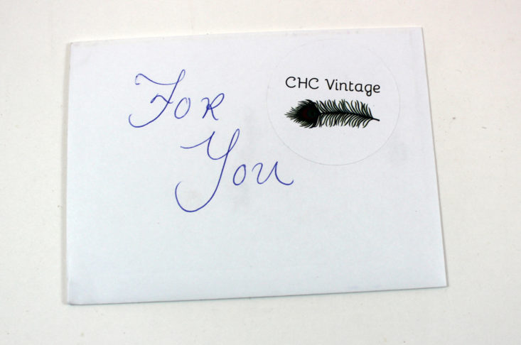 CHC Vintage November 2017 Envelope
