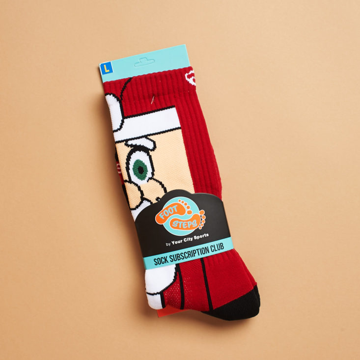 the socks for the holiday footsteps subscription 