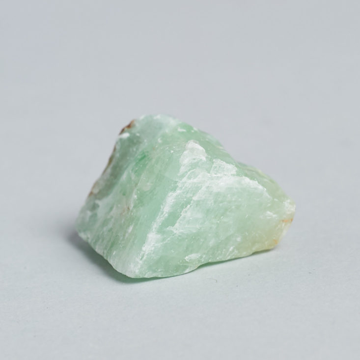 green triangular stone