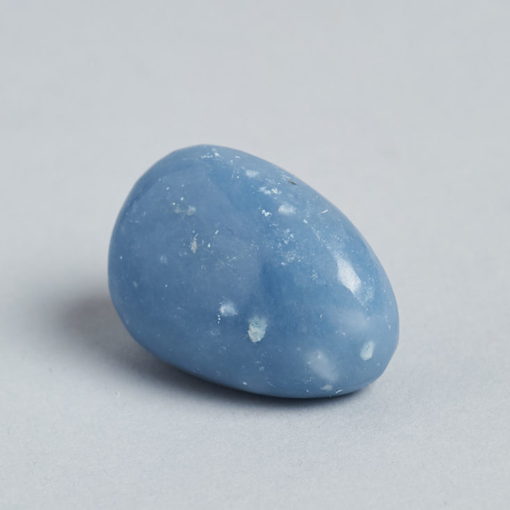 blue stone on its side