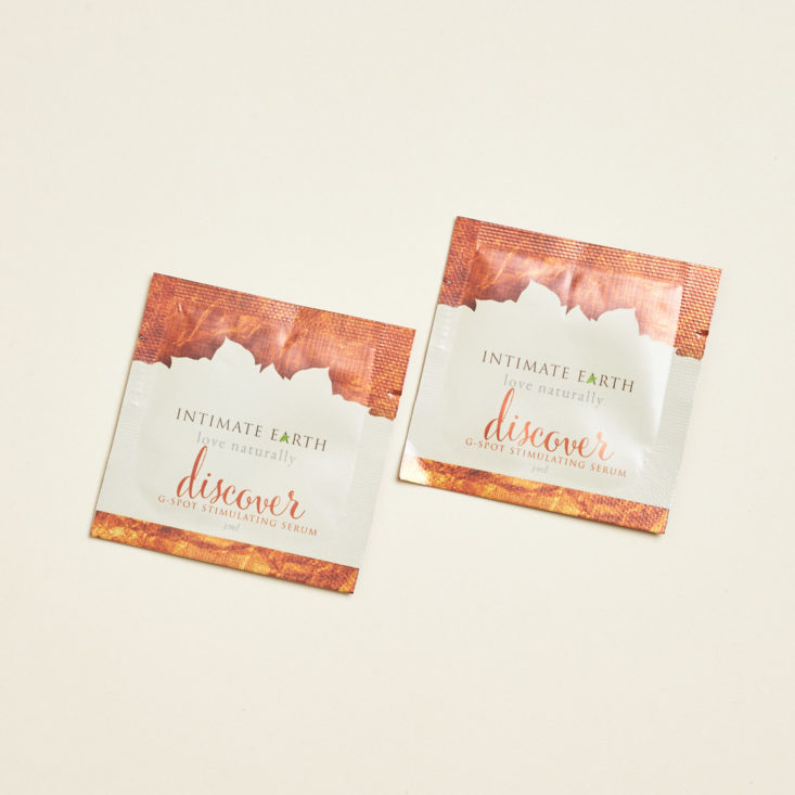 two packets of sensual serum