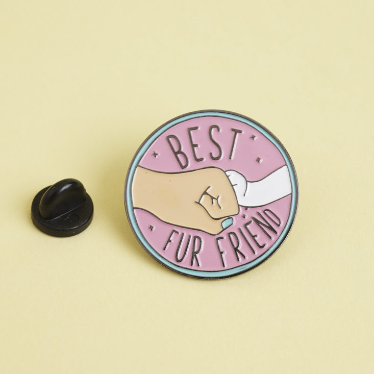 how store Best Fur Friend enamel pin