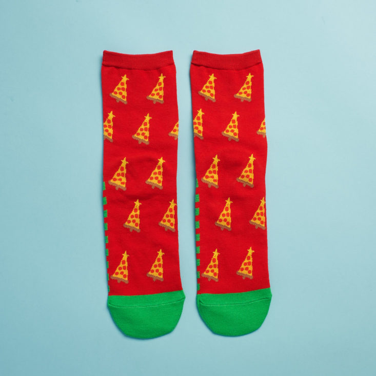 Pizza Christmas Socks