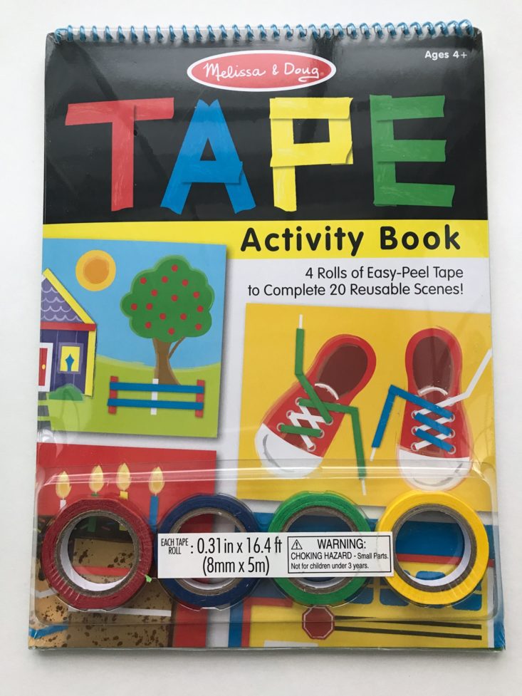Melissa and Doug Tape Activity Book book closed
