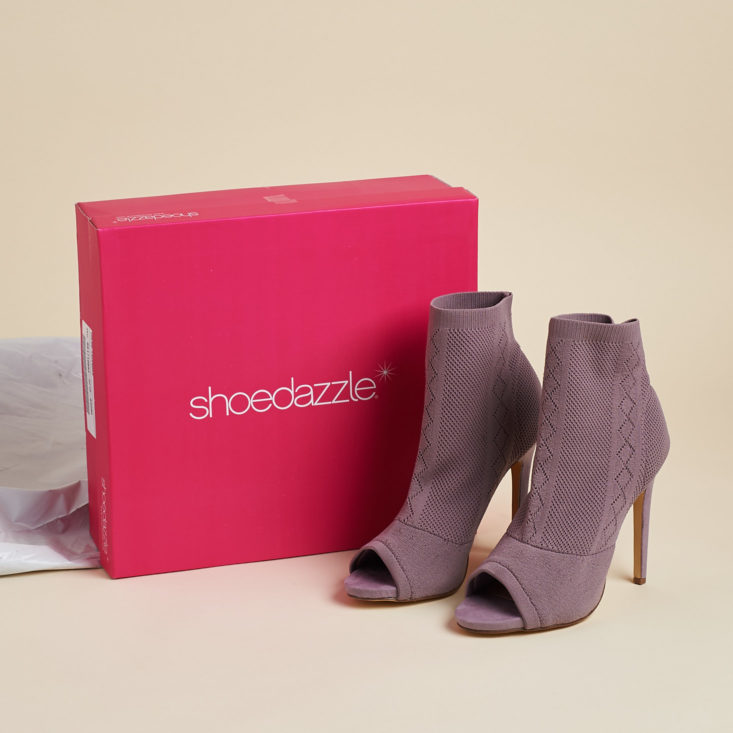 shoedazzle lilac heels for december 2017