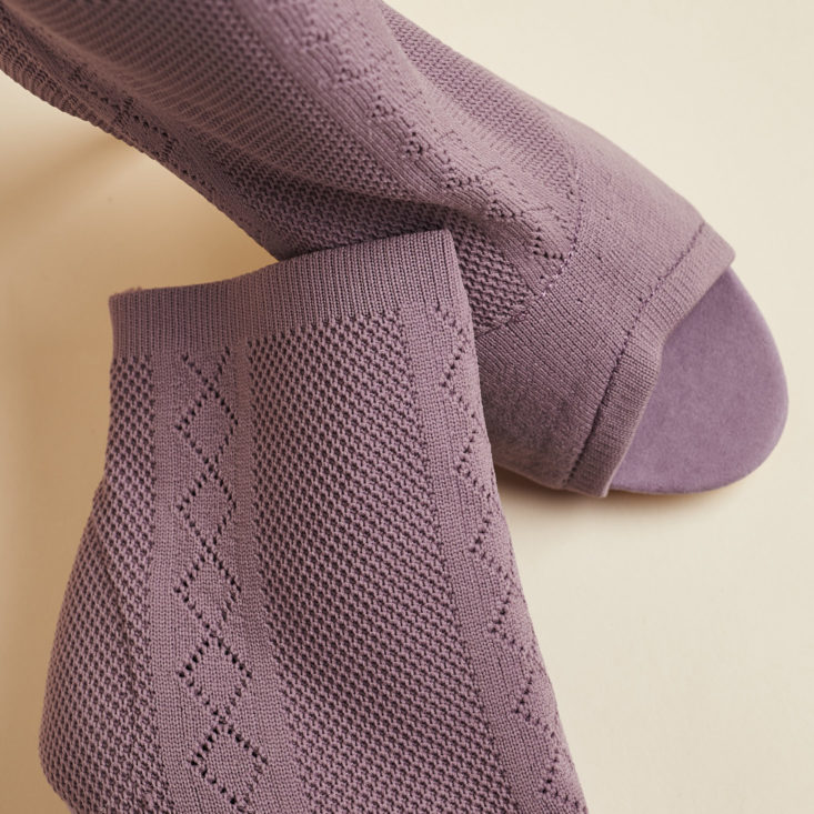 lilac peeptoe heels from above