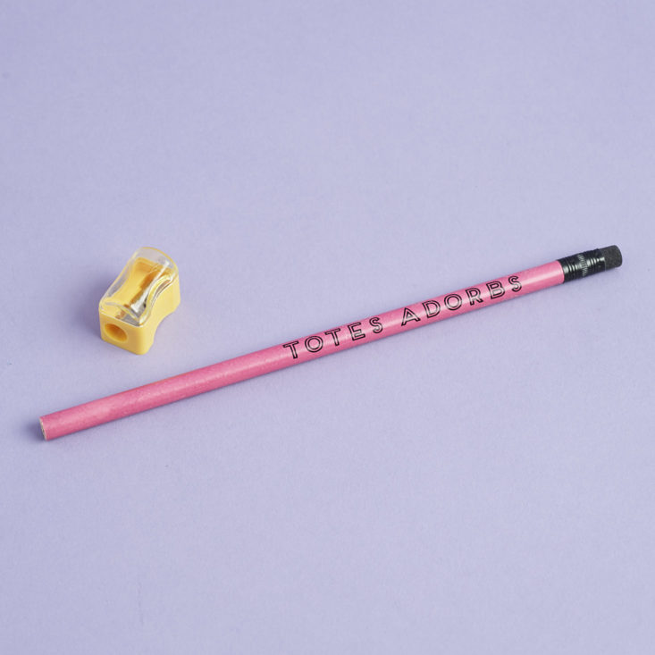 pink totes adorbs color change pencil with sharpener