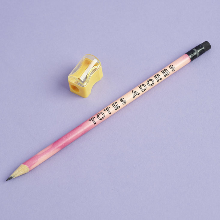 sharpened pink totes adorbs color change pencil with sharpener