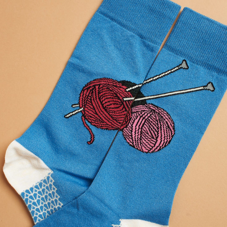 Detail of Yarn Ball Knitting Pattern Design
