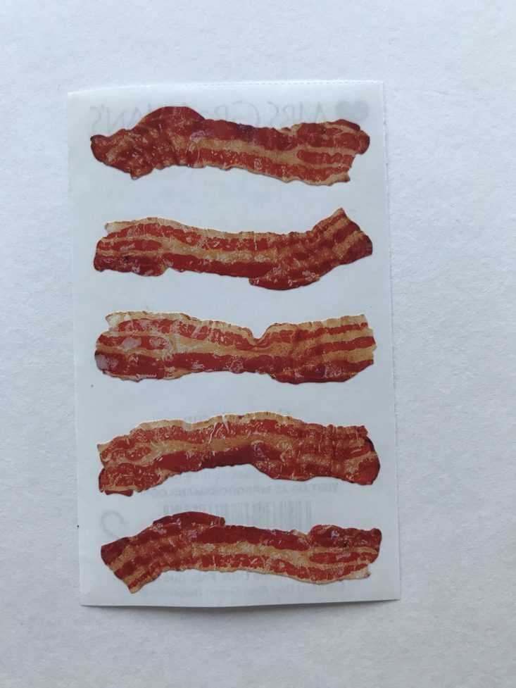 Stickermom Kiddie November 2017 Bacon
