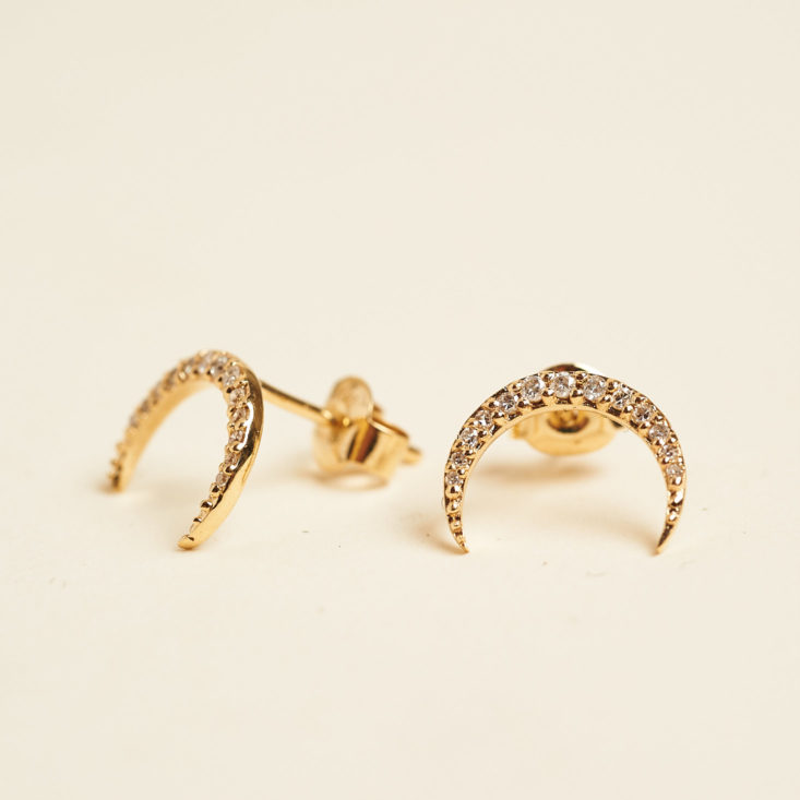 crescent moon earrings