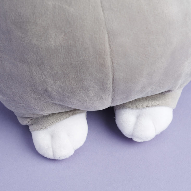 toes of Grey Rascal Cat Plushie