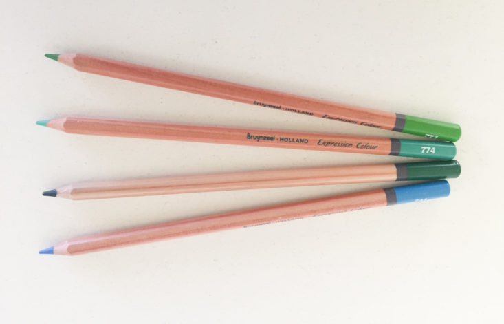 art snacks december 2017 pencils out of packaging