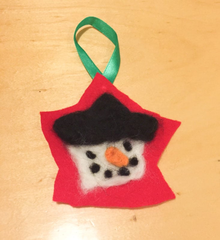 doodle crate felted ornaments holiday 2017 ornament