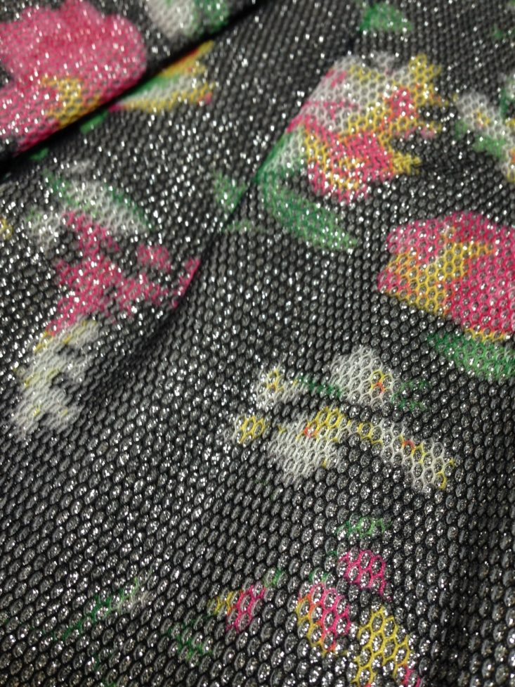 kidpik holiday 2017 metallic floral mesh skuba skirt