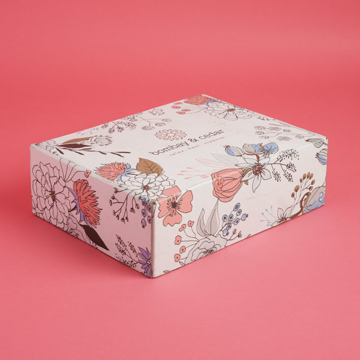 bombay and cedar box on its side