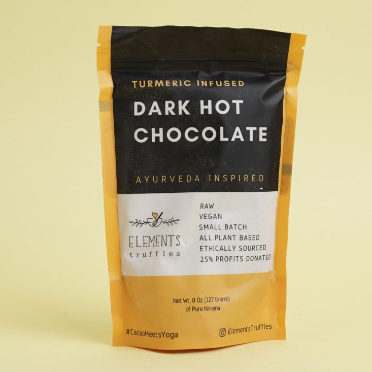 Elements Truffles Turmeric Infused Dark Hot Chocolate