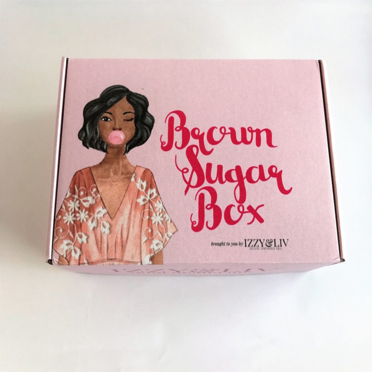 Brown Sugar Box January 2018 box closed