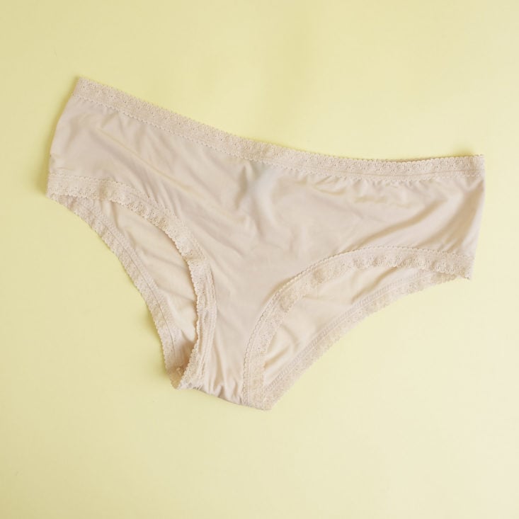 blush pale nude underwear - front