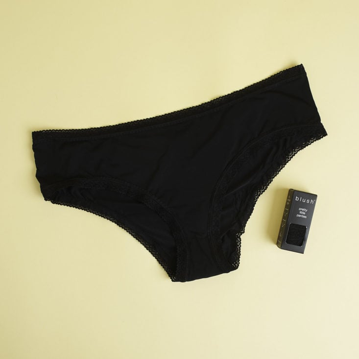 blush black underwear - front