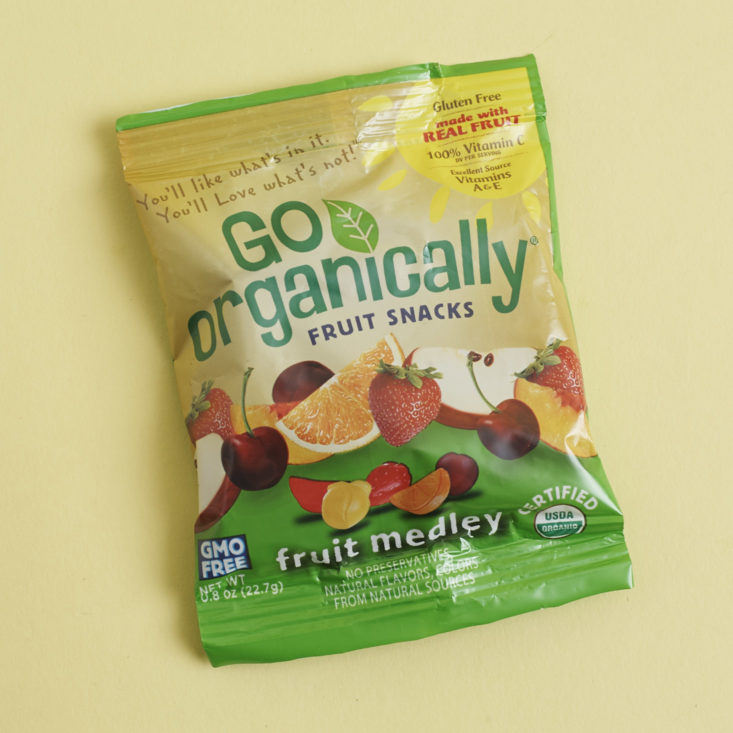 Go Organically Fruit Snacks pouch