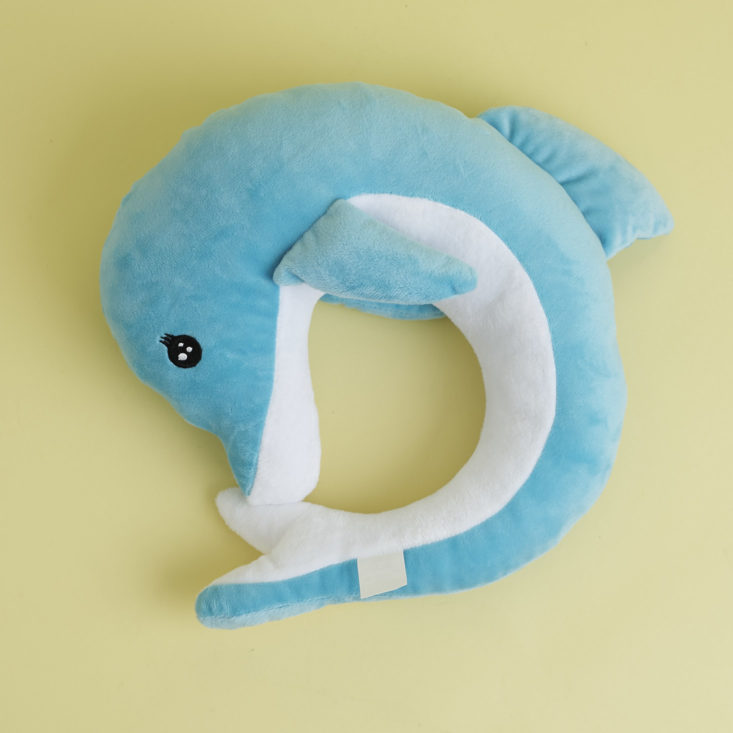 other side of Dolphin Travel pillow