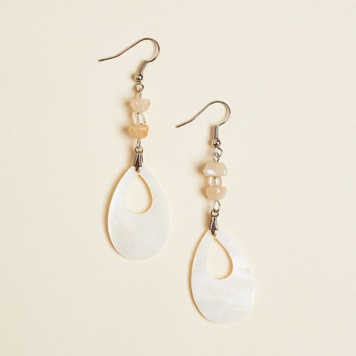 Silver Goddess earrings