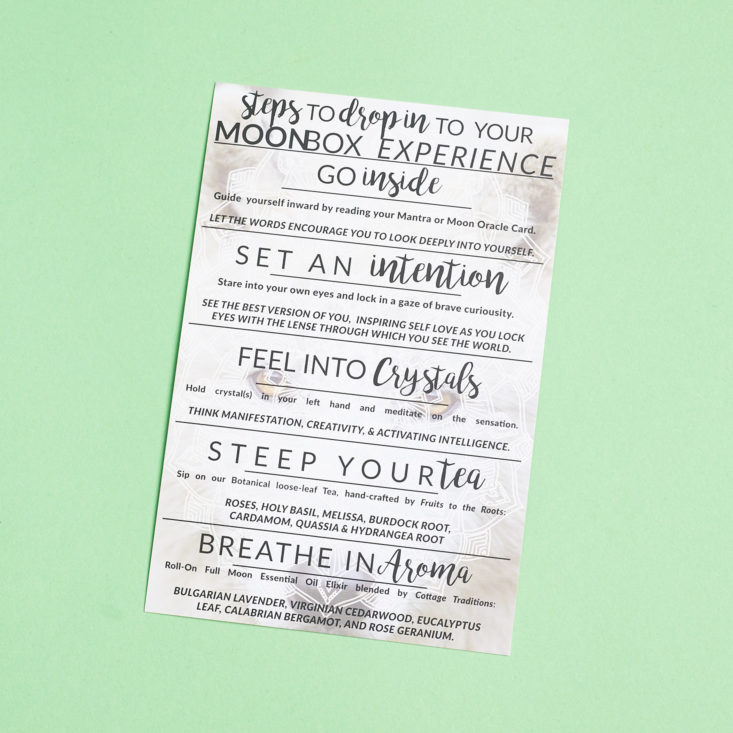 info card