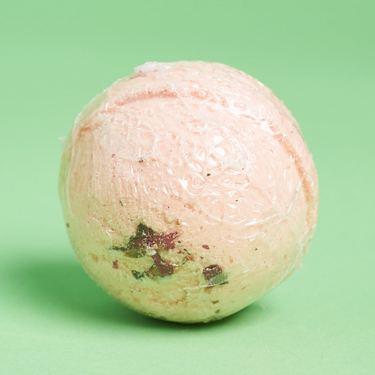 pink bath bomb