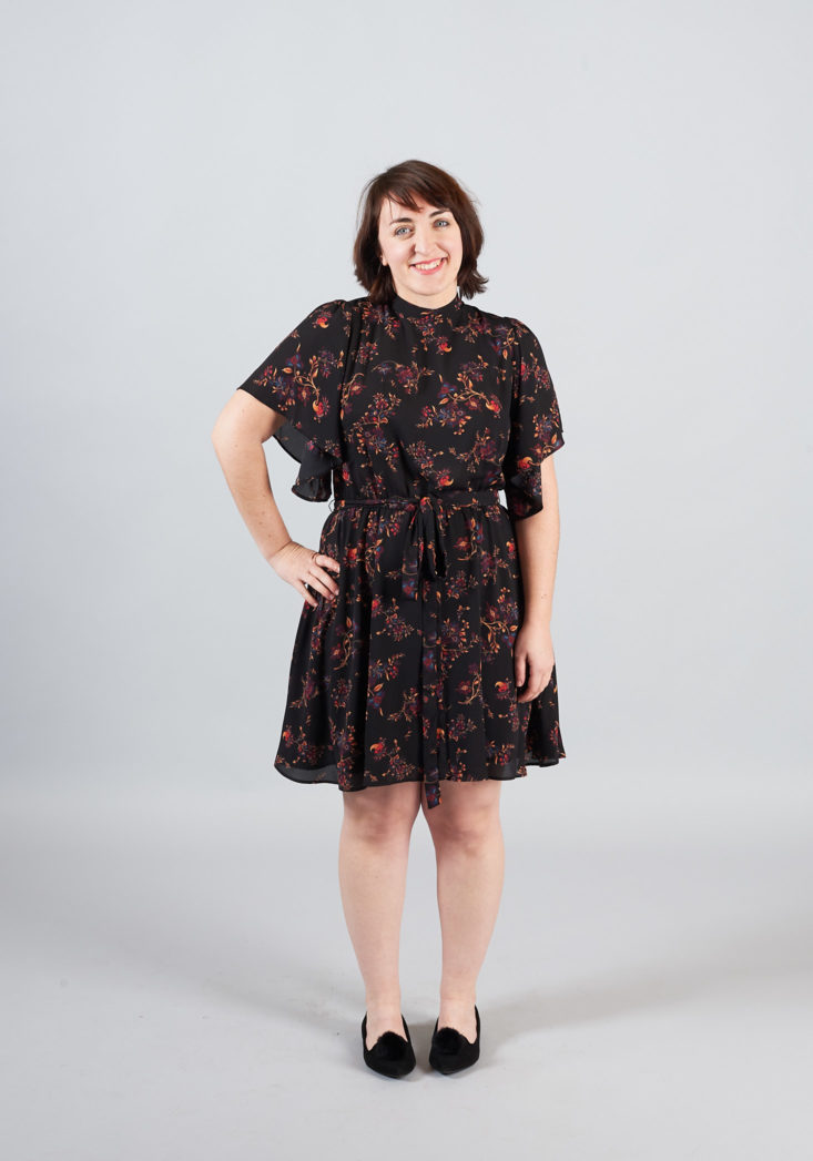 floral holiday dress from goldentote