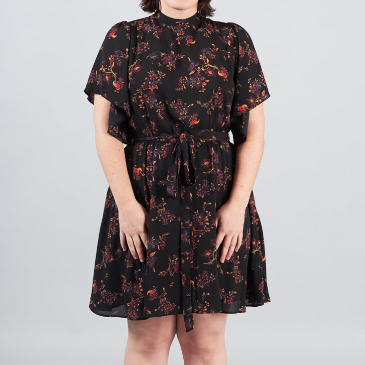 fluttery holiday dress
