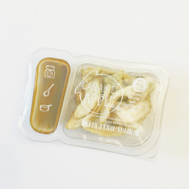 Graze January 2018 Apple Dippers with Caramel