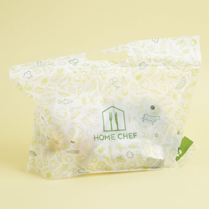 ingredients bag from home fresh