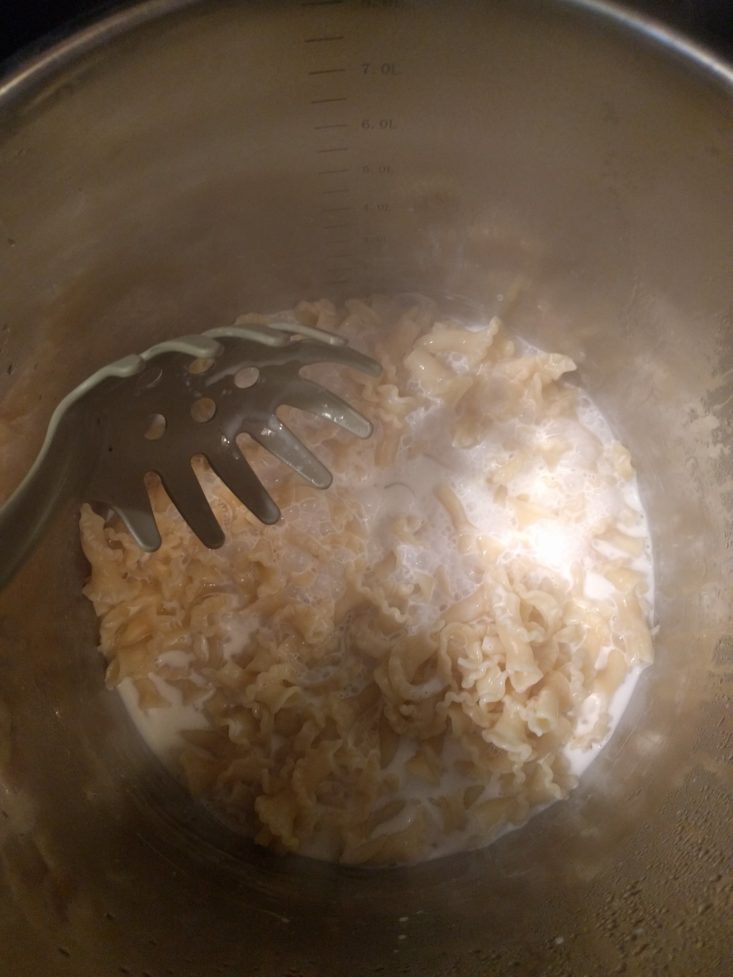 campanelle in cream sauce