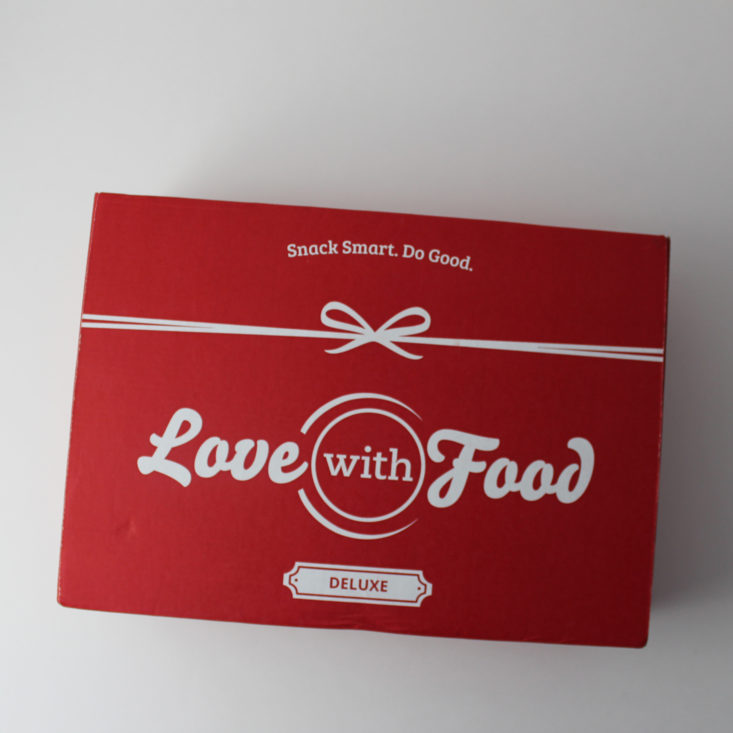 Love with Food Deluxe January 2018 Box closed