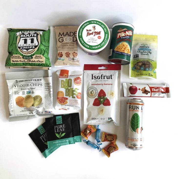 Love with Food Gluten Free Box January 2018 - Box Contents