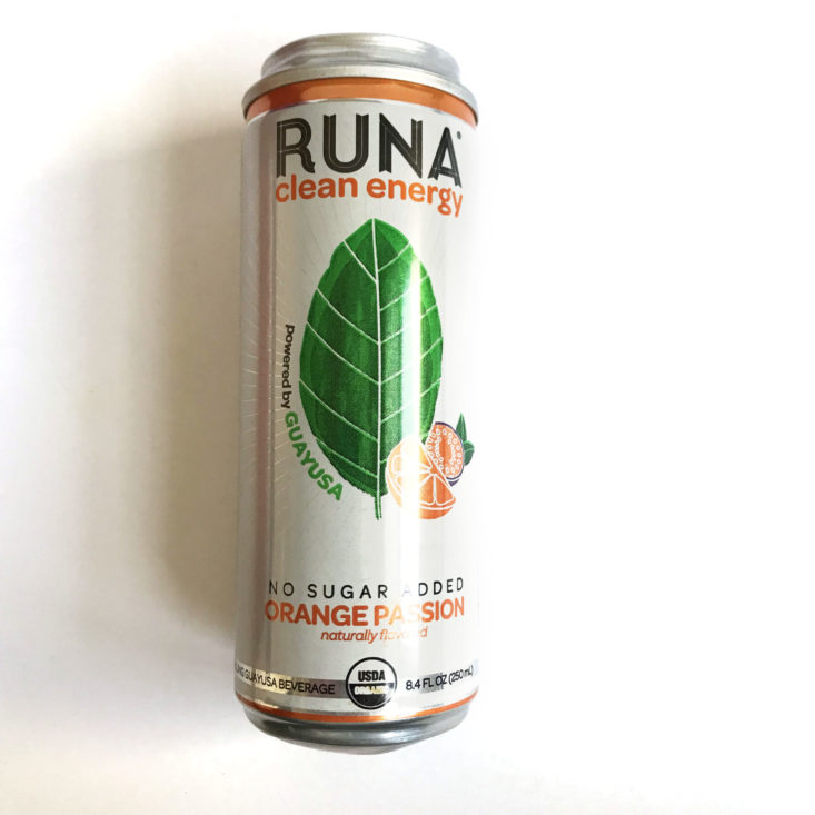 Love with Food Gluten Free Box January 2018 - Runa Blood Orange Clean Energy Drink