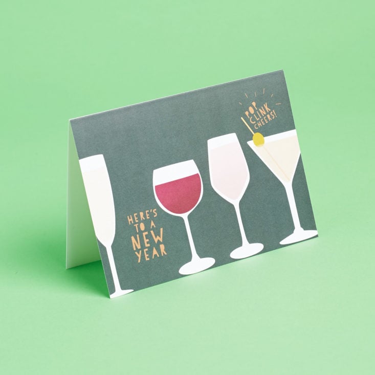 wine greeting card
