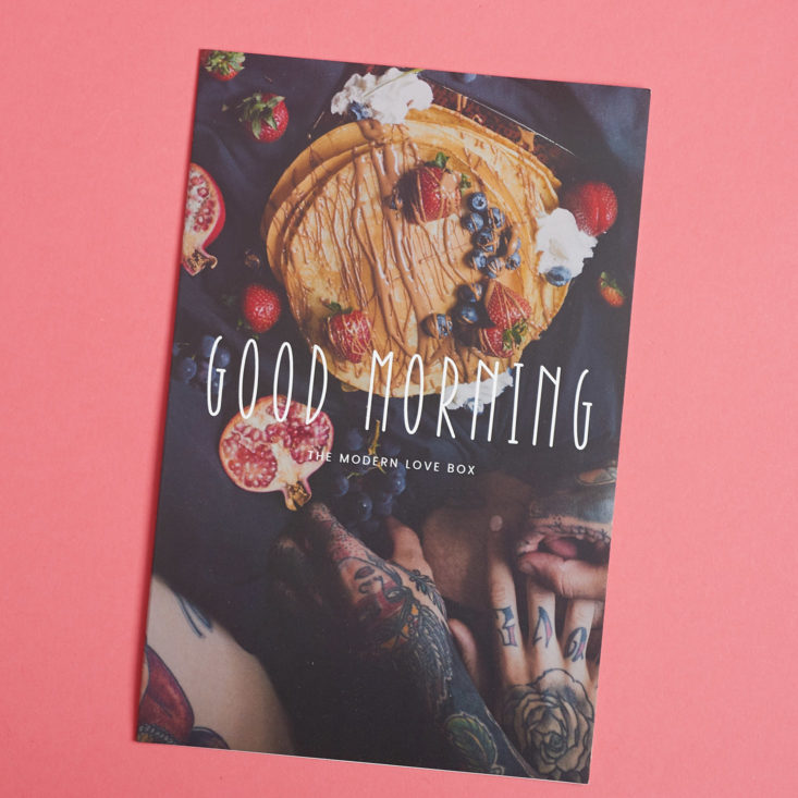 good morning booklet and info
