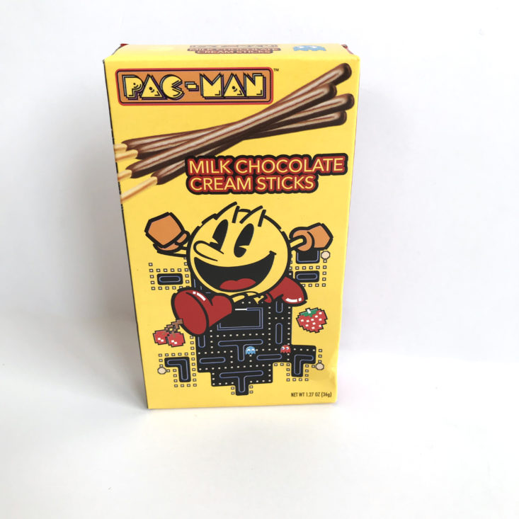 MunchPak Box January 2018 - Pac-Man Milk Chocolate Cream Sticks