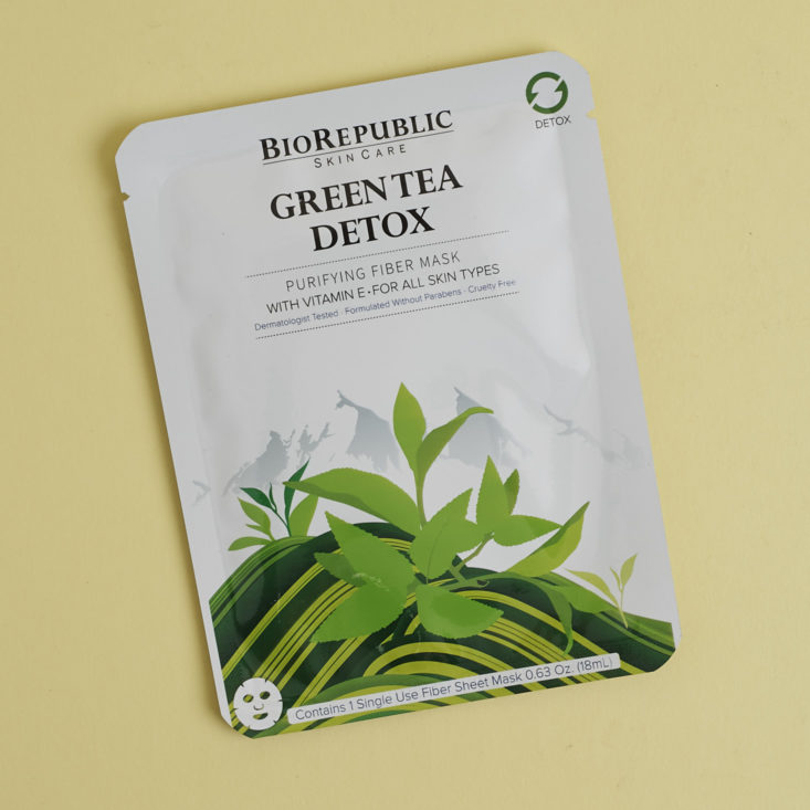 BioRepublic Green Tea Detox Sheet Mask