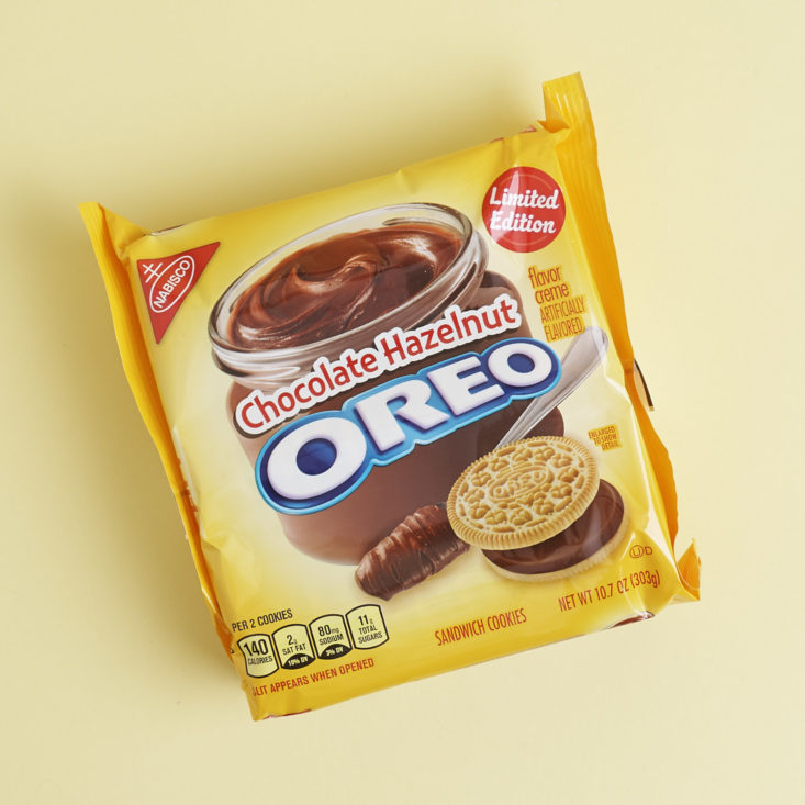 Chocolate Hazelnut OREOs package