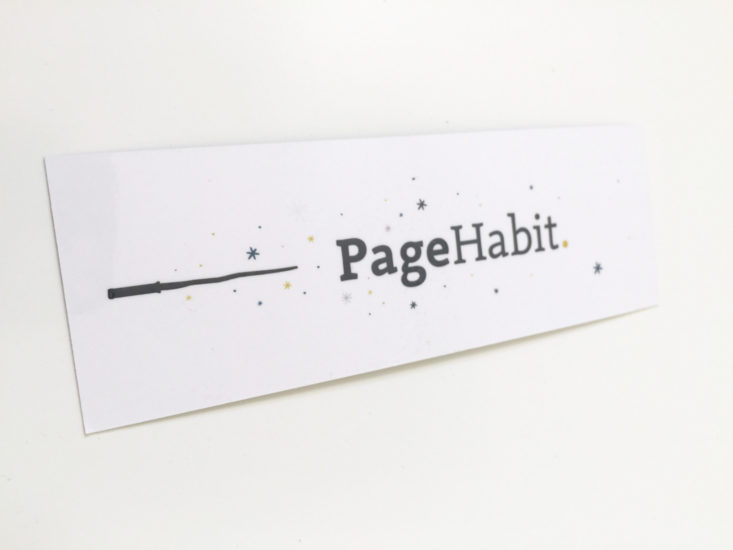 Page Habit Quarterly January 2018 bookmark back