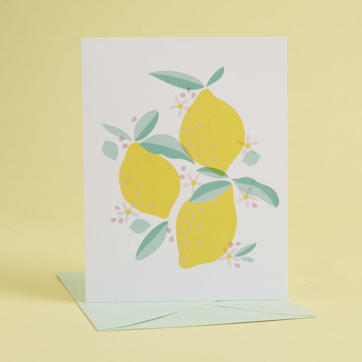 Mellow Yellow Lemons Card