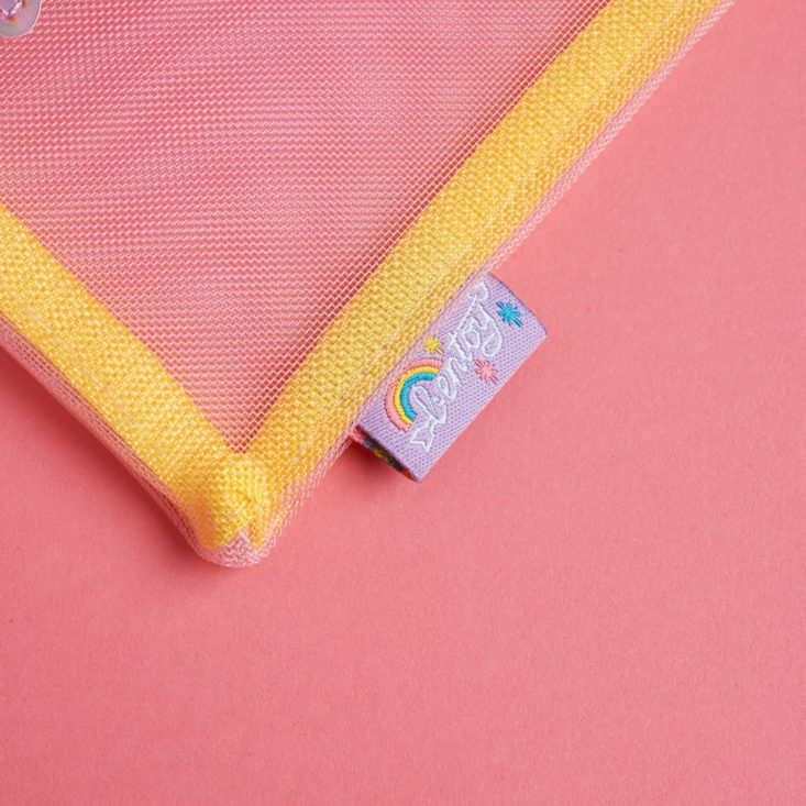 tag on unicorn pouch