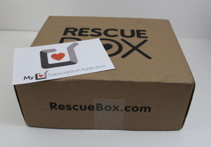 Rescue Box December 2017 Box closed