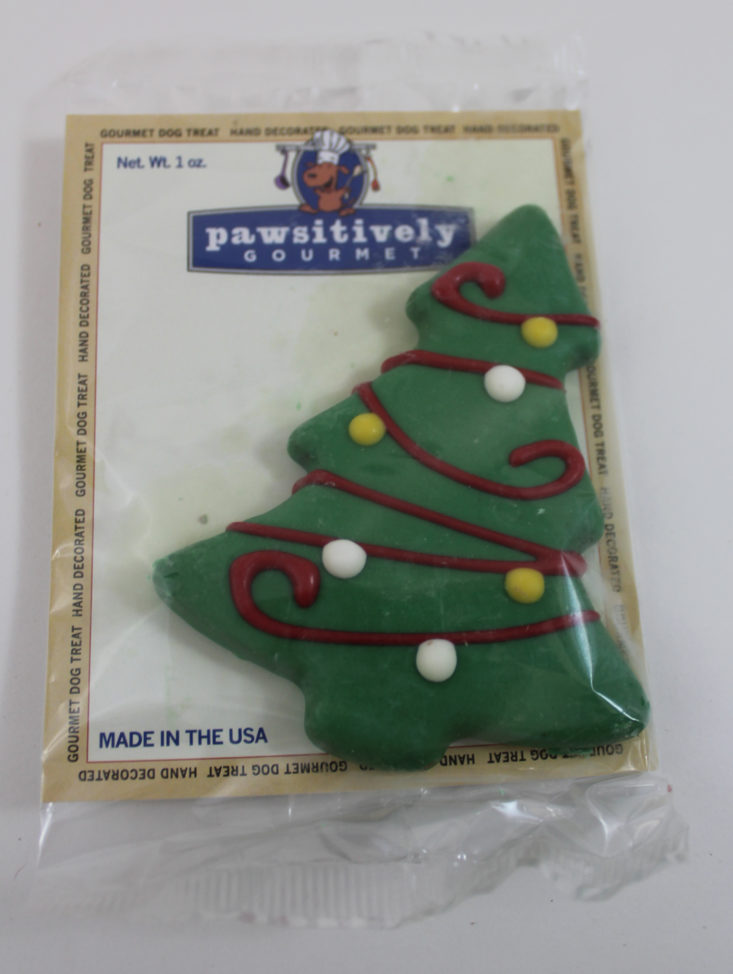 Pawsitively Gourmet Christmas Tree Cookie