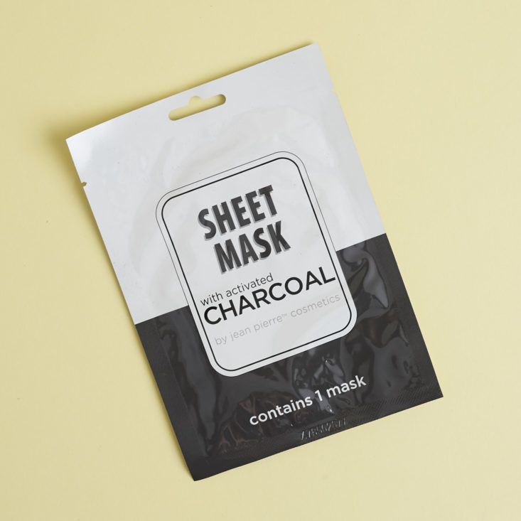 Jean Pierre Activated Charcoal Sheet Mask